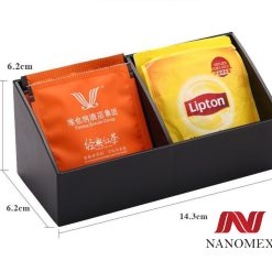 Hộp đựng trà cà phê khách sạn 2 ngăn