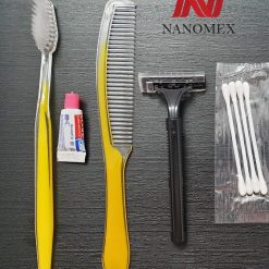 Bộ amenities mix tông vàng cho khách sạn